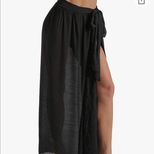 Black cover up skirt
